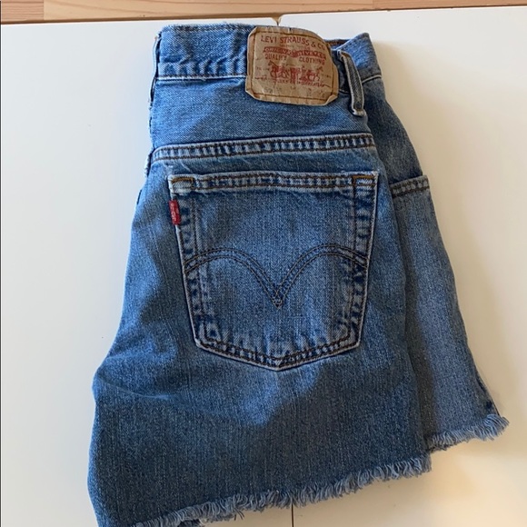 Levi 550 Orange label jean cut off shorts - Picture 6 of 8